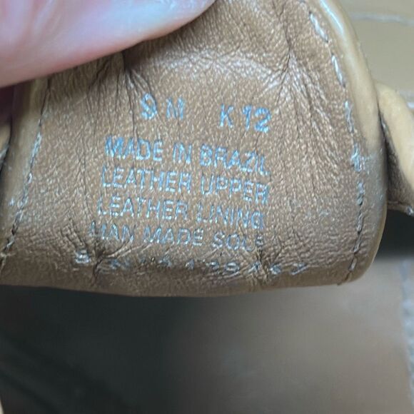 Tory Burch Wendelle Leather Cork Wedge Sandals size 9 - Picture 7 of 8